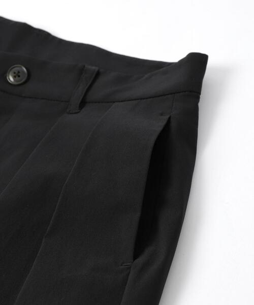 coen(コーエン)の「ストレッチワイドテーパードパンツ(その他パンツ・レディース・ブラック/ブラウン・S/M/L)」の6枚目の写真