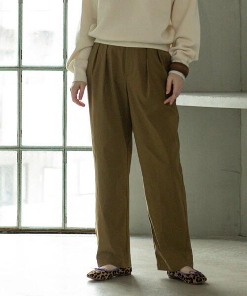 coen(コーエン)の「ストレッチワイドテーパードパンツ(その他パンツ・レディース・ブラック/ブラウン・S/M/L)」の19枚目の写真