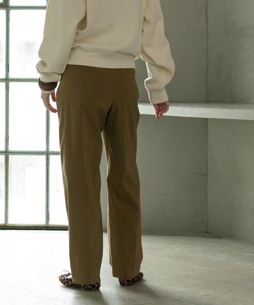 coen(コーエン)の「ストレッチワイドテーパードパンツ(その他パンツ・レディース・ブラック/ブラウン・S/M/L)」の15枚目の写真