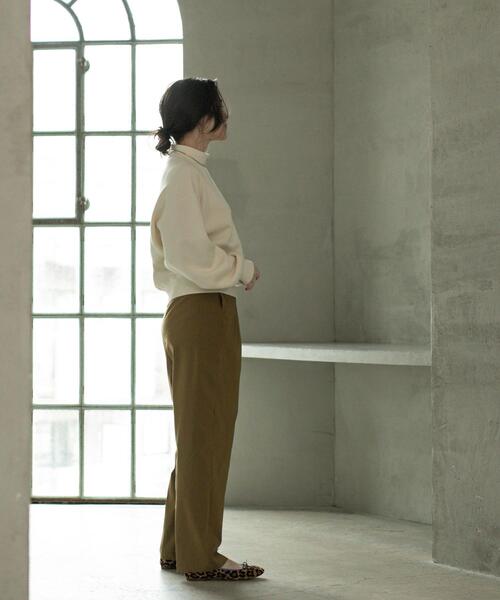 coen(コーエン)の「ストレッチワイドテーパードパンツ(その他パンツ・レディース・ブラック/ブラウン・S/M/L)」の11枚目の写真