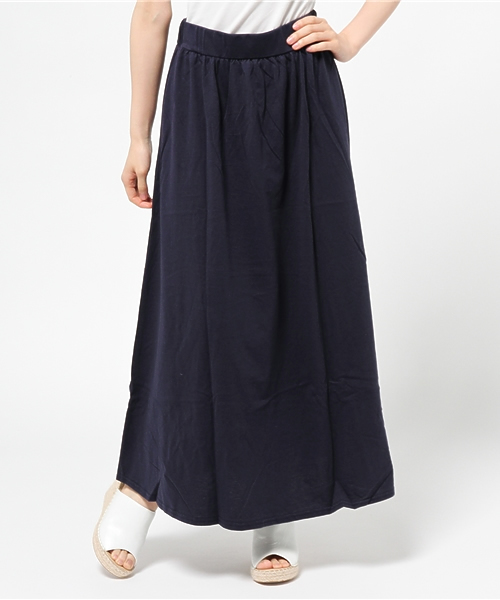 one after another NICE CLAUP（ワンアフターアナザーナイスクラップ）の「【ナイスクラップ】ロングスカート（スカート・レディース・その他12/カーキ/ネイビー・FREE）」の3枚目の写真