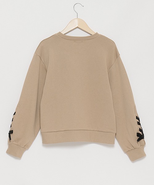 by LOVEiT（バイラビット）の「ラビ子&ヴィヴィドーナツアソートプルオーバー（スウェット・キッズ・モカ/ピンク/ブラック・160cm/120cm/130cm/140cm/150cm）」の6枚目の写真