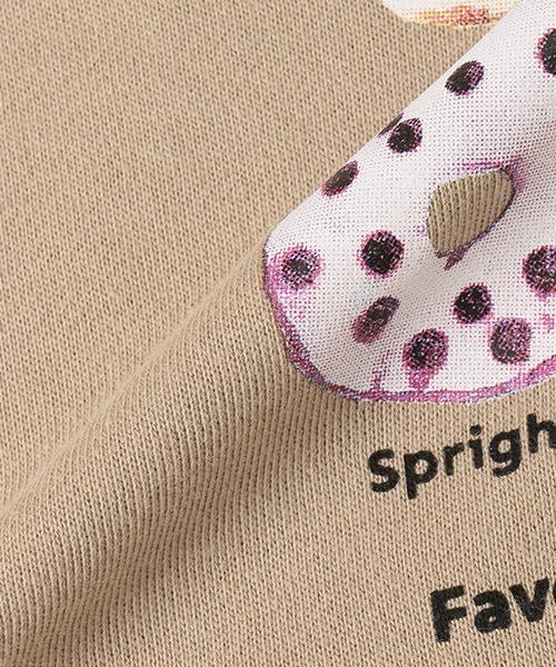 by LOVEiT（バイラビット）の「ラビ子&ヴィヴィドーナツアソートプルオーバー（スウェット・キッズ・モカ/ピンク/ブラック・160cm/120cm/130cm/140cm/150cm）」の12枚目の写真