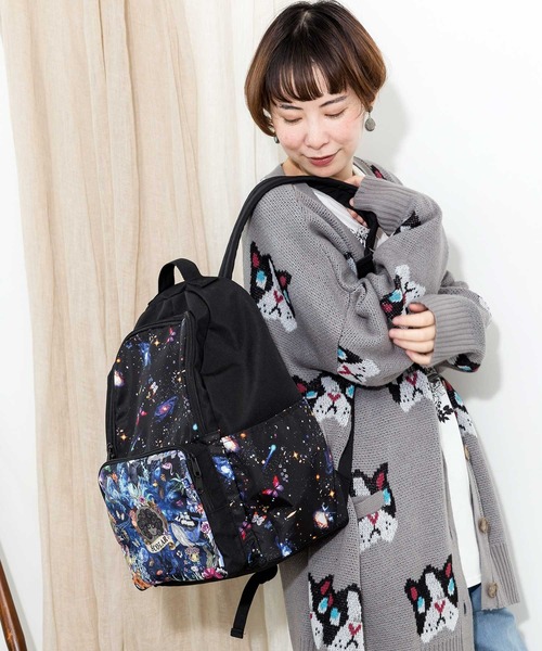 ScoLar（スカラー）の「633411：カラフルPOPな柄MIX 3柄展開リュック（バックパック/リュック・レディース・レッド/ブルー/グリーン・FREE）」の8枚目の写真