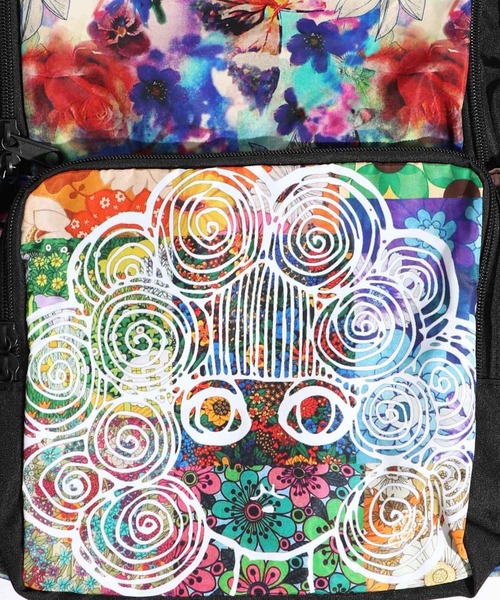 ScoLar（スカラー）の「633411：カラフルPOPな柄MIX 3柄展開リュック（バックパック/リュック・レディース・レッド/ブルー/グリーン・FREE）」の11枚目の写真