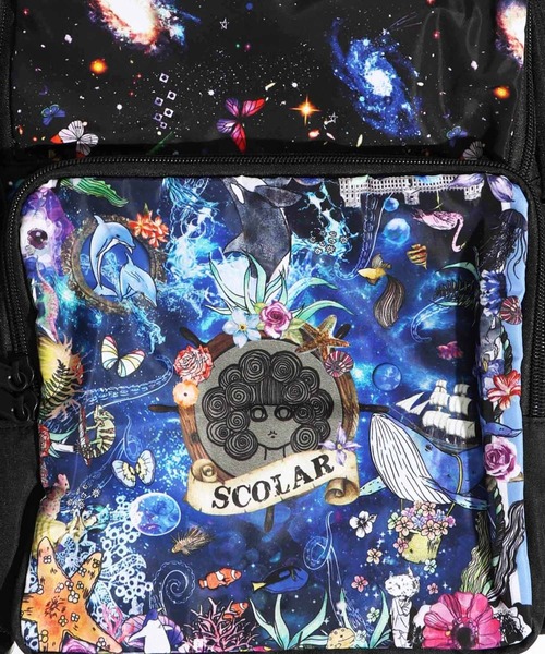 ScoLar（スカラー）の「633411：カラフルPOPな柄MIX 3柄展開リュック（バックパック/リュック・レディース・レッド/ブルー/グリーン・FREE）」の13枚目の写真