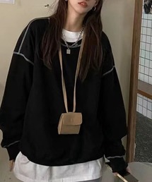 sakishimatokyo | アウトステッチトレーナー/スウェット/ユニセックス(スウェット)