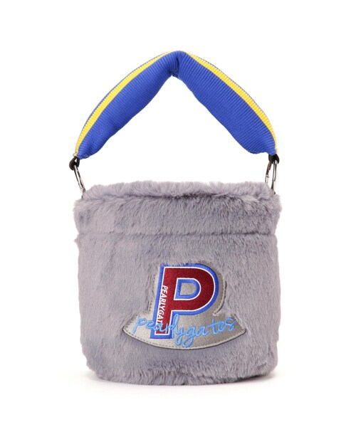 PEARLY GATES】フェイクファーカートバッグ (UNISEX) ＜カレッジロゴ