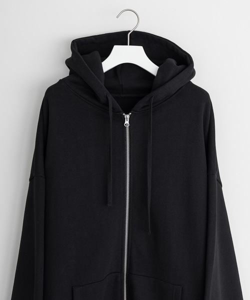 remer（リメール）の「loose heavy zip parker jacket / ルーズヘビージップパーカージャケット（その他アウター・メンズ・ダークグレー/ブラック/アイボリー/ライトグレー/杢グレー・LARGE/MEDIUM/SMALL/X-SMALL）」の9枚目の写真