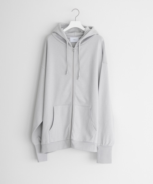 remer（リメール）の「loose heavy zip parker jacket / ルーズヘビージップパーカージャケット（その他アウター・メンズ・ダークグレー/ブラック/アイボリー/ライトグレー/杢グレー・LARGE/MEDIUM/SMALL/X-SMALL）」の7枚目の写真