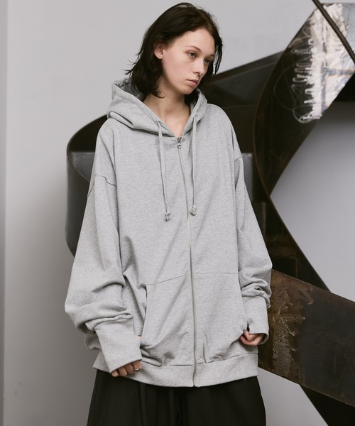 remer（リメール）の「loose heavy zip parker jacket / ルーズヘビージップパーカージャケット（その他アウター・メンズ・ダークグレー/ブラック/アイボリー/ライトグレー/杢グレー・LARGE/MEDIUM/SMALL/X-SMALL）」の21枚目の写真