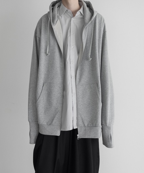 remer（リメール）の「loose heavy zip parker jacket / ルーズヘビージップパーカージャケット（その他アウター・メンズ・ダークグレー/ブラック/アイボリー/ライトグレー/杢グレー・LARGE/MEDIUM/SMALL/X-SMALL）」の18枚目の写真