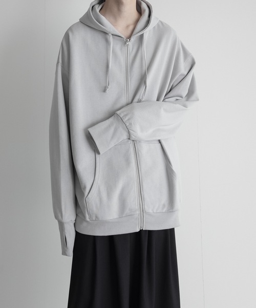 remer（リメール）の「loose heavy zip parker jacket / ルーズヘビージップパーカージャケット（その他アウター・メンズ・ダークグレー/ブラック/アイボリー/ライトグレー/杢グレー・LARGE/MEDIUM/SMALL/X-SMALL）」の20枚目の写真
