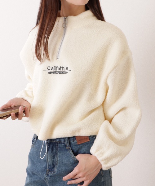 TMT Classic バックフリースミドルジッププルオーバー ホワイト TMT Classic バックフリースミドルジッププルオーバー ホワイト TMT