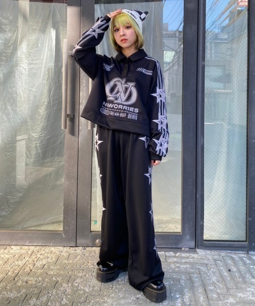 Candy Stripper（キャンディストリッパー）の「NO WORRIES POLO