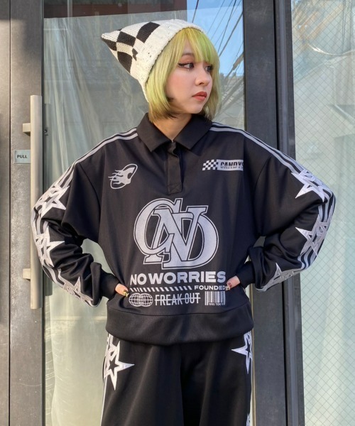 Candy Stripper（キャンディストリッパー）の「NO WORRIES POLO