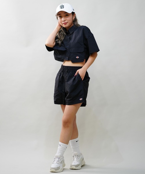 セール】Dickies/ディッキーズ ナイロンショート丈シャツ