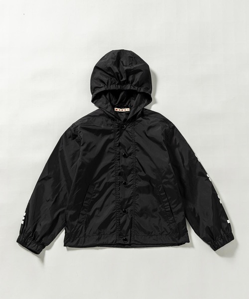 MARNI（マルニ）Kids & Junior ブランドロゴフーディージャケット