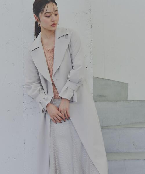 PROPORTION BODY DRESSING（プロポーションボディドレッシング）の「パイピングレースマーメイドスカート / 1214120108（スカート・レディース・グレー/ベージュ・MEDIUM/SMALL）」の10枚目の写真