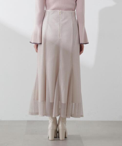 PROPORTION BODY DRESSING（プロポーションボディドレッシング）の「パイピングレースマーメイドスカート / 1214120108（スカート・レディース・グレー/ベージュ・MEDIUM/SMALL）」の20枚目の写真