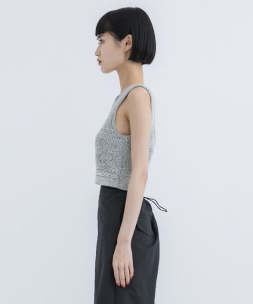 CLANE（クラネ）の「【CLANE/クラネ】BUSTIER SET KNIT C/D/ビスチェ