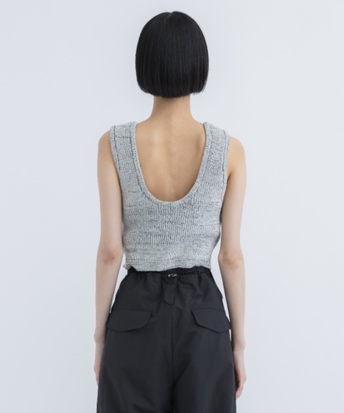 CLANE（クラネ）の「【CLANE/クラネ】BUSTIER SET KNIT C/D/ビスチェ