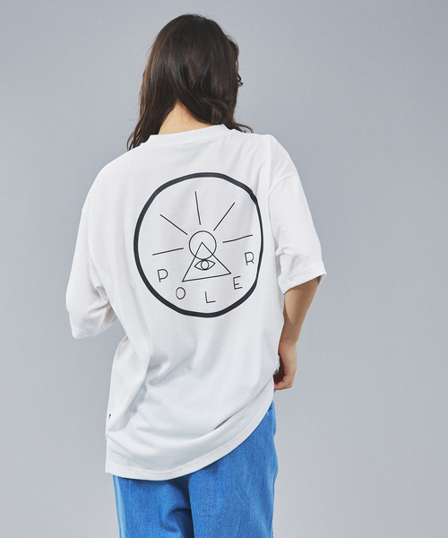 POLeR（ポーラー）の「【POLER / ポーラー】VORTEX POLYESTER Tシャツ（Tシャツ/カットソー・メンズ・ホワイト/ネイビー/ブラック・M/L/XL）」の2枚目の写真