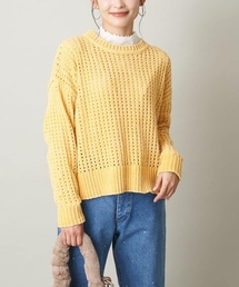 モールヤーンメッシュニット