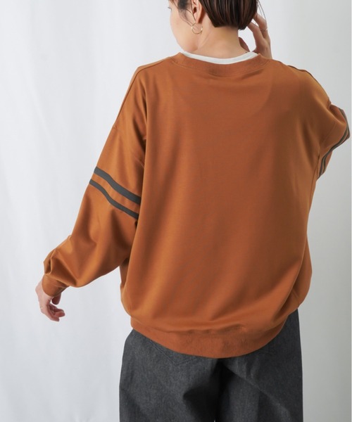 LUCA/LADY LUCK LUCA（ルカ/レディラックルカ）の「LC/LLL 発泡プリントラインスウェット（スウェット・レディース・キャメル/ブラック/グリーン・FREE）」の22枚目の写真