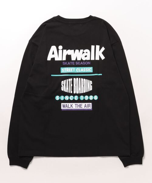 AIRWALK（エアウォーク）の「【AIRWALK】エアウォーク　プリント　クルー長袖Tシャツ　Unisex　綿100　AWM41401（Tシャツ/カットソー・メンズ・ダークブルー/ダークグリーン/ブラック/ホワイト・MEDIUM/LARGE/LL）」の8枚目の写真