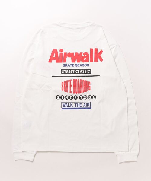 AIRWALK（エアウォーク）の「【AIRWALK】エアウォーク　プリント　クルー長袖Tシャツ　Unisex　綿100　AWM41401（Tシャツ/カットソー・メンズ・ダークブルー/ダークグリーン/ブラック/ホワイト・MEDIUM/LARGE/LL）」の7枚目の写真