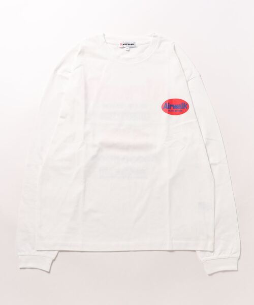 AIRWALK（エアウォーク）の「【AIRWALK】エアウォーク　プリント　クルー長袖Tシャツ　Unisex　綿100　AWM41401（Tシャツ/カットソー・メンズ・ダークブルー/ダークグリーン/ブラック/ホワイト・MEDIUM/LARGE/LL）」の12枚目の写真