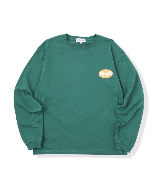 AIRWALK（エアウォーク）の「【AIRWALK】エアウォーク　プリント　クルー長袖Tシャツ　Unisex　綿100　AWM41401（Tシャツ/カットソー・メンズ・ダークブルー/ダークグリーン/ブラック/ホワイト・MEDIUM/LARGE/LL）」の13枚目の写真