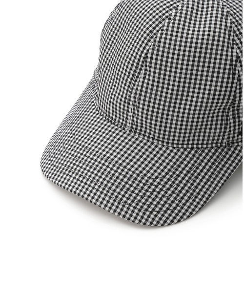 Mila Owen（ミラオーウェン）の「ロゴ刺繍バックル付きキャップ（キャップ・レディース・ブラック/チェック/ネイビー・FREE）」の5枚目の写真
