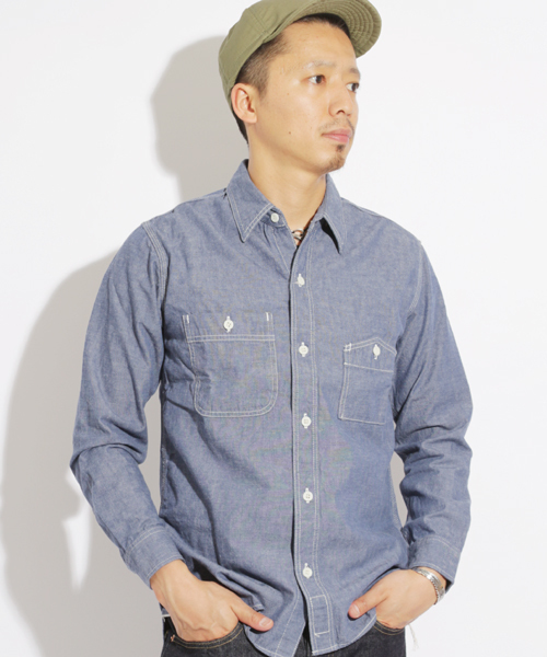 Denime（ドゥニーム）の「SELVEDGE SHAMBLAY SHIRTS