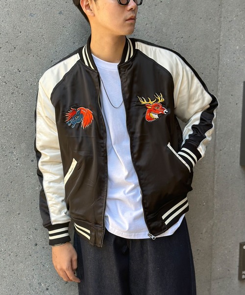 CIAOPANIC(チャオパニック)の「【ユニセックス】スーベニアジャケット(ブルゾン・レディース・イエロー/ブラック・FREE)」の6枚目の写真