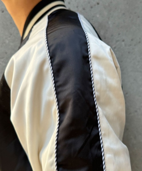 CIAOPANIC(チャオパニック)の「【ユニセックス】スーベニアジャケット(ブルゾン・レディース・イエロー/ブラック・FREE)」の11枚目の写真