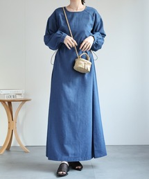 sakishimatokyo（サキシマトーキョー）の「ウエストドロストデザイン デニムワンピース（ワンピース）」