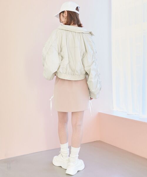 MAJESTIC LEGON(マジェスティックレゴン)の「ラインリボンミニスカート(スカート・レディース・ベージュ/ブラック/ピンク・MEDIUM)」の20枚目の写真