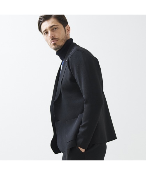 G-Stage ミラノリブニット上下セットアップ 新品 Lサイズ G-stage ジーステージ ミラノリブニットジャケットセットアップ グレー