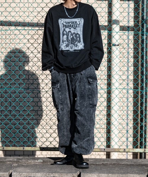 JOHN'S CLOSET(ジョンズクローゼット)の「【i】綿ツイル EXTRA-WIDE ピグメントカーゴパンツ(カーゴパンツ・メンズ・ブラック/カーキ・MEDIUM/X-LARGE/LARGE)」の16枚目の写真