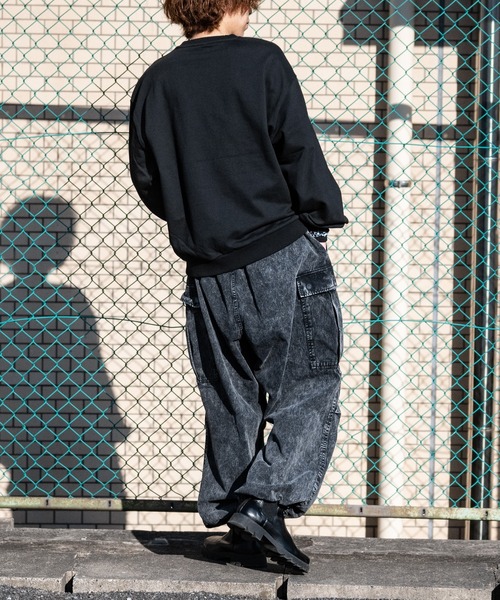JOHN'S CLOSET(ジョンズクローゼット)の「【i】綿ツイル EXTRA-WIDE ピグメントカーゴパンツ(カーゴパンツ・メンズ・ブラック/カーキ・MEDIUM/X-LARGE/LARGE)」の17枚目の写真