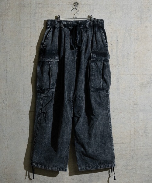 JOHN'S CLOSET(ジョンズクローゼット)の「【i】綿ツイル EXTRA-WIDE ピグメントカーゴパンツ(カーゴパンツ・メンズ・ブラック/カーキ・MEDIUM/X-LARGE/LARGE)」の22枚目の写真