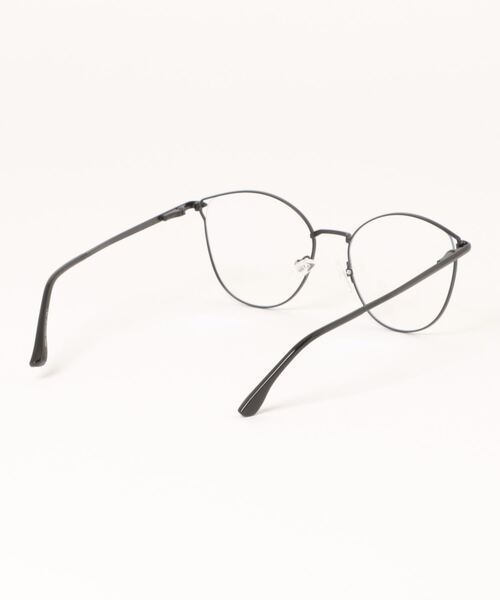 anap mimpi(アナップミンピ)の「細フレームダテメガネ(メガネ・レディース・ブラック/ゴールド・FREE)」の4枚目の写真