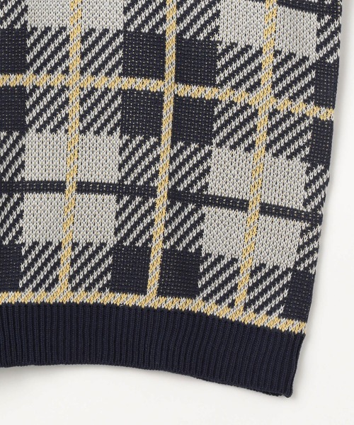 BEVERLY HILLS POLO CLUB(ビバリーヒルズポロクラブ)の「【BEVERLY HILLS POLO CLUB】チェックニットプルオーバー(ニット/セーター・レディース・オフホワイト/グリーン/ネイビー・FREE)」の20枚目の写真