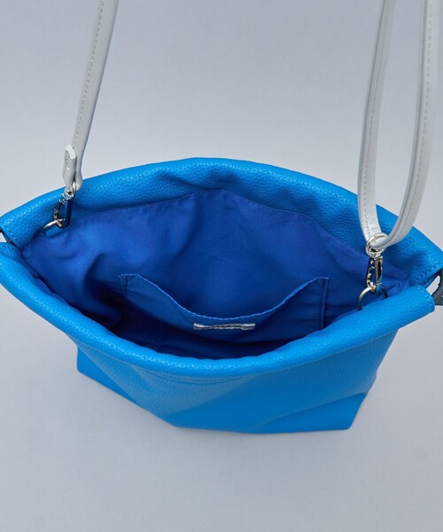 coen（コーエン）の「合皮巾着ショルダーバッグ（ショルダーバッグ・レディース・コバルトブルー/ブラック/シルバー/オフホワイト・FREE）」の10枚目の写真