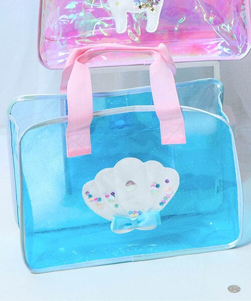 apres les cours（アプレレクール）の「モチーフスイムバック（スイムグッズ・キッズ・アイボリー/サックスブルー/ブルー/レインボー・FREE）」の2枚目の写真