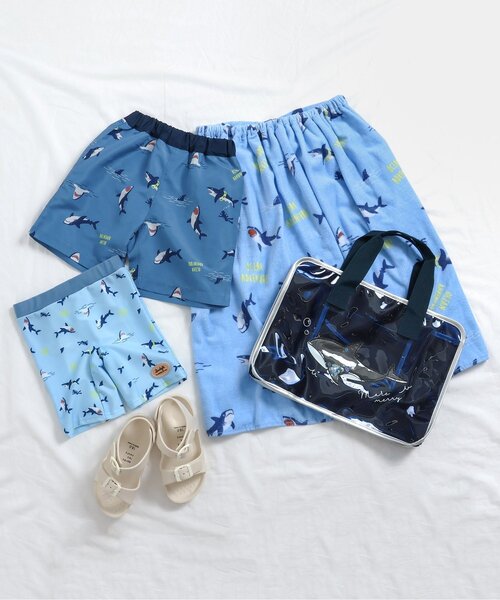 apres les cours（アプレレクール）の「モチーフスイムバック（スイムグッズ・キッズ・アイボリー/サックスブルー/ブルー/レインボー・FREE）」の6枚目の写真