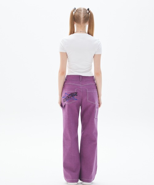 LUVISTRUE（ラヴイズトゥルー）の「PY LVTR TEE（Tシャツ/カットソー・レディース・ホワイト/ブラック/ブルー・FREE）」の13枚目の写真