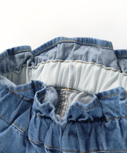 BRANSHES（ブランシェス）の「【綿100％】マカロンスカート（スカート・キッズ・ブルー/アイボリー/カラフル・120/140/150/110/100/130/90）」の19枚目の写真